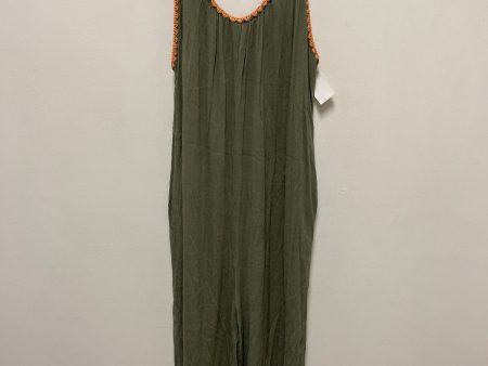 Jumpsuit By Clothes Mentor In Green, Size: L Supply