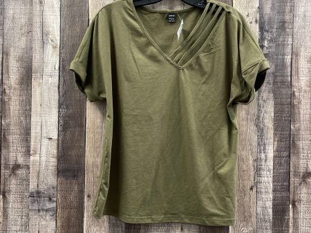 Top Short Sleeve By Shein In Green, Size: L Online now