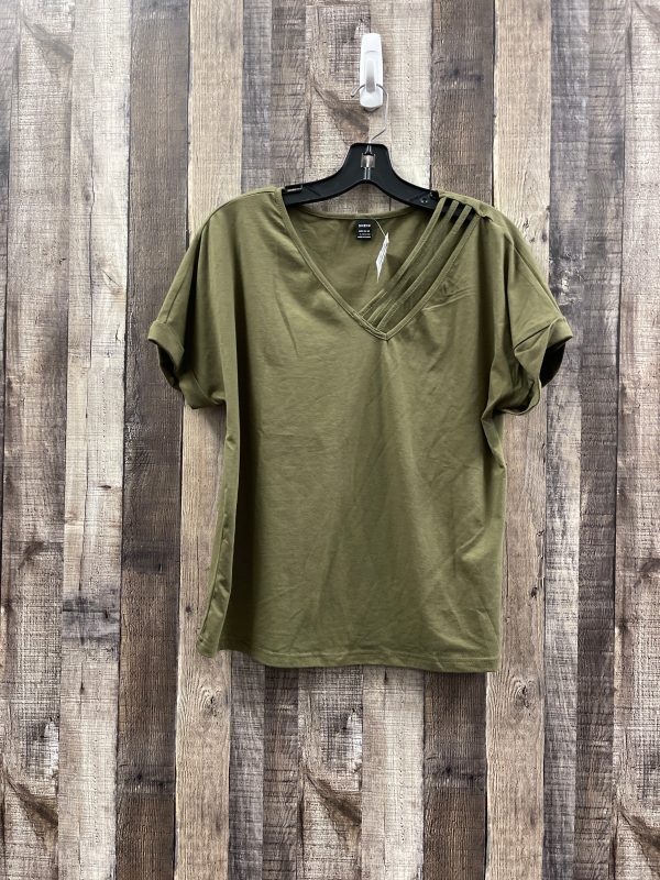 Top Short Sleeve By Shein In Green, Size: L Online now