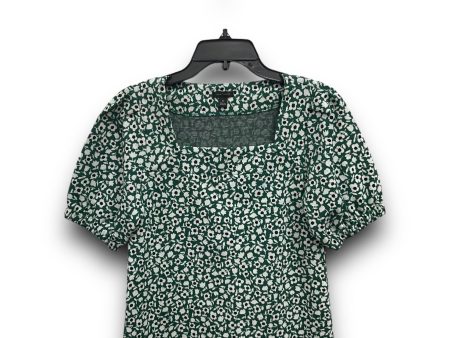 Top Short Sleeve By Ann Taylor In Floral Print, Size: Xs Fashion