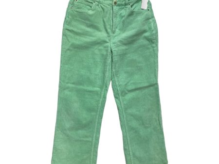 Pants Cropped By Billabong In Green, Size: 8 Hot on Sale