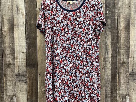 Dress Casual Midi By Michael Kors In Floral Print, Size: M Sale