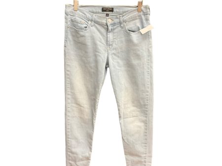 Jeans Straight By Banana Republic In Blue Denim, Size: 8 Online Hot Sale