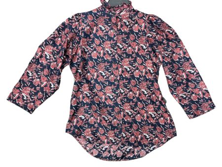 Blouse Long Sleeve By Cma In Floral Print, Size: Xs Cheap