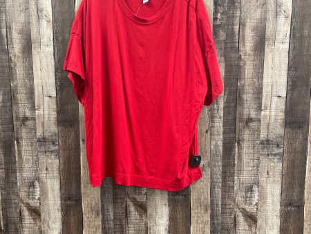 Top Short Sleeve By Old Navy In Red, Size: 2x Online now