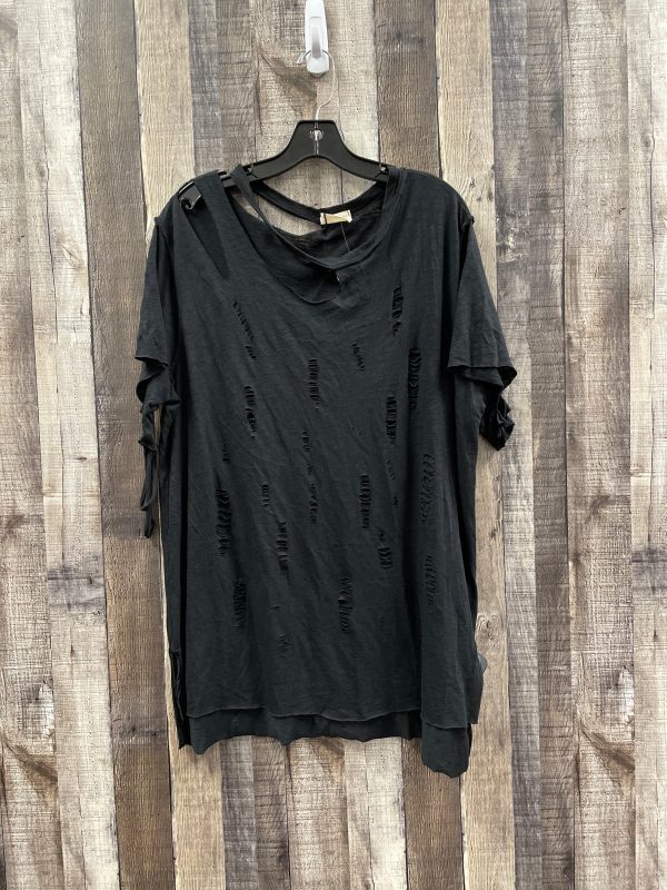 Tunic Short Sleeve By Cme In Black, Size: M Cheap