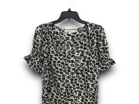 Top Short Sleeve By Loft In Floral Print, Size: Xs Hot on Sale