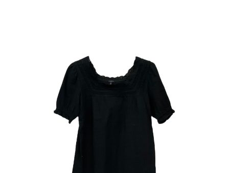 Top Short Sleeve By Talbots In Black, Size: S Sale