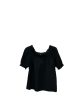 Top Short Sleeve By Talbots In Black, Size: S Sale