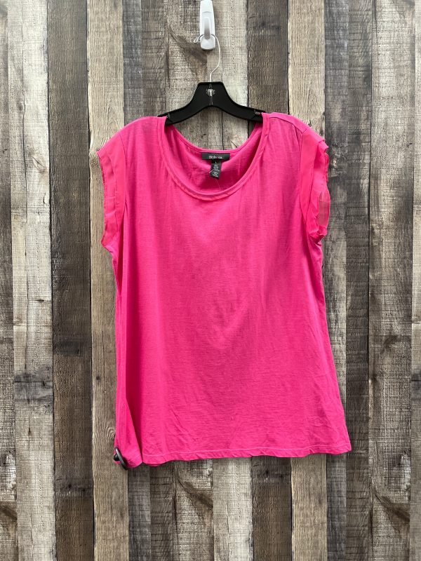 Top Sleeveless By Style And Company In Pink, Size: L Hot on Sale