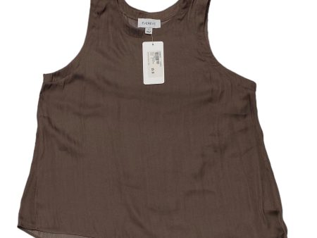 Top Sleeveless By Evereve In Brown, Size: S Fashion