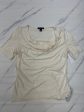 Top Short Sleeve Designer By St. John In Cream, Size: M Discount