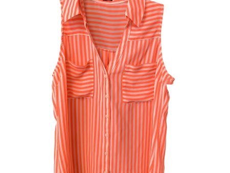 Top Sleeveless By Express In Striped Pattern, Size: S Online