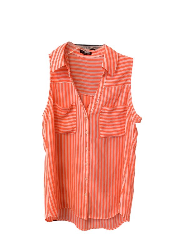 Top Sleeveless By Express In Striped Pattern, Size: S Online