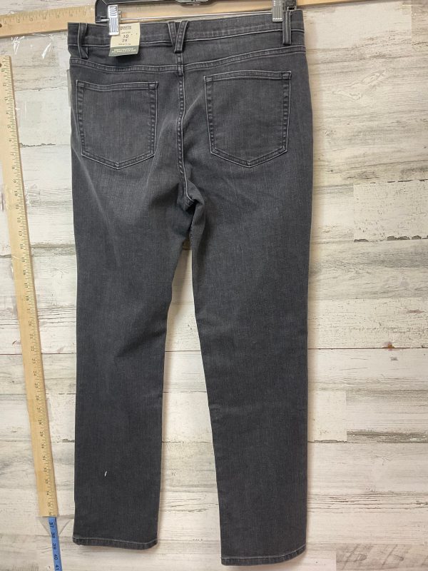 Jeans Straight By Duluth Trading In Black Denim, Size: 10 For Cheap