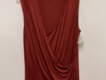 Top Sleeveless By Banana Republic In Orange, Size: L Sale