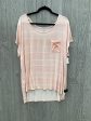 Top Short Sleeve By Falls Creek In Pink, Size: 2x For Discount