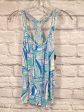 Top Sleeveless Designer By Lilly Pulitzer In Blue & White, Size: M Discount