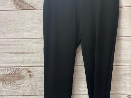 Pants Cropped By Anne Klein In Black, Size: 18 Online