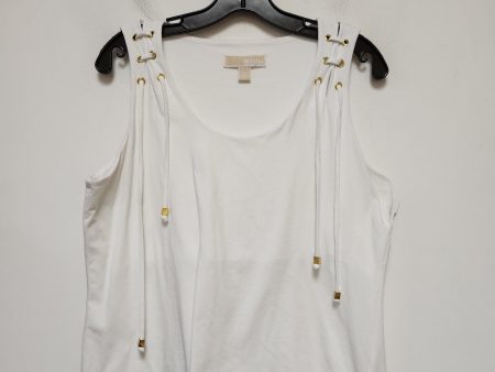 Top Sleeveless Basic By Michael By Michael Kors In White, Size: L Online Sale