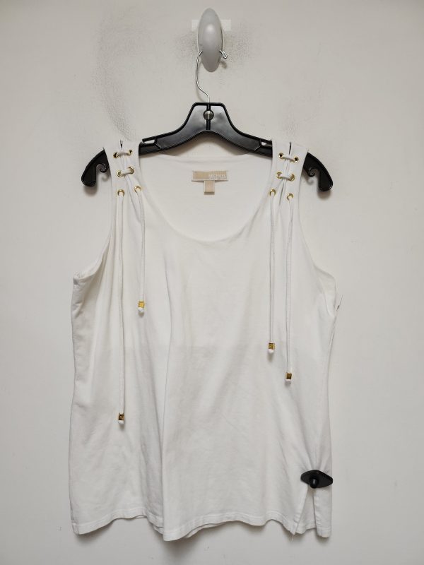 Top Sleeveless Basic By Michael By Michael Kors In White, Size: L Online Sale