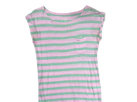 Top Short Sleeve By J. Crew In Striped Pattern, Size: S Sale