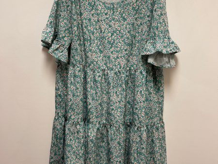 Dress Casual Short By Shein In Floral Print, Size: 2x Online now