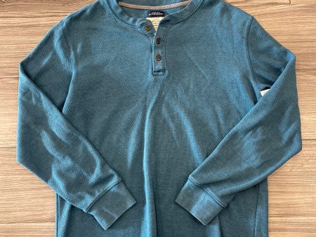 Top Long Sleeve By St Johns Bay In Teal, Size: L Discount