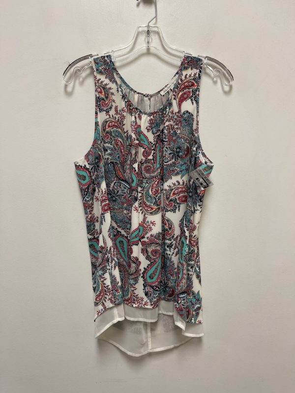 Top Sleeveless By Daniel Rainn In Multi-colored, Size: L For Cheap