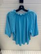 Top Short Sleeve By Dylan In Blue, Size: M Online Hot Sale