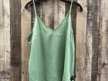 Blouse Sleeveless By A New Day In Green, Size: L Fashion