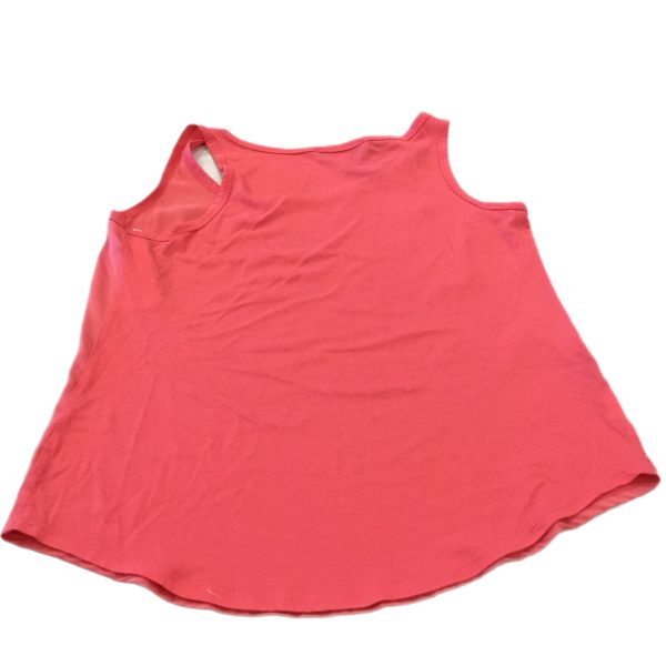 Top Sleeveless By Loft In Coral, Size: Petite  M Supply