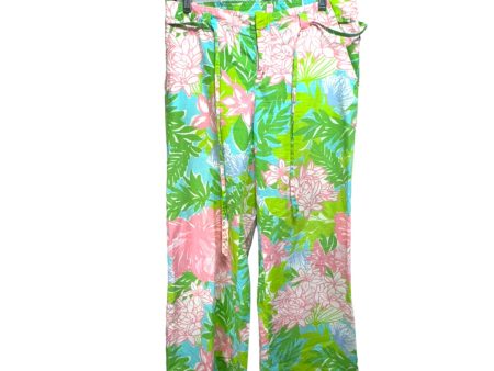 Pants Designer By Lilly Pulitzer In Floral Print, Size: 6 Fashion