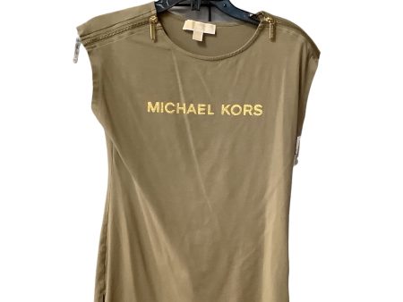 Top Sleeveless Basic By Michael By Michael Kors In Green, Size: S For Discount