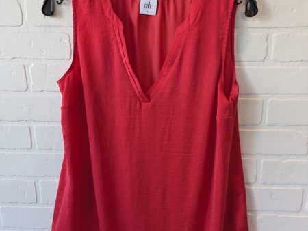 Top Sleeveless By Cabi In Orange, Size: S Sale