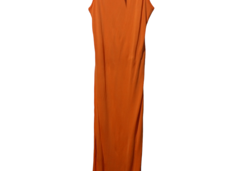 Dress Casual Maxi By Banana Republic In Orange, Size: Xs For Cheap