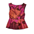 Top Sleeveless Designer By Alice + Olivia In Orange & Purple, Size: Xs Sale