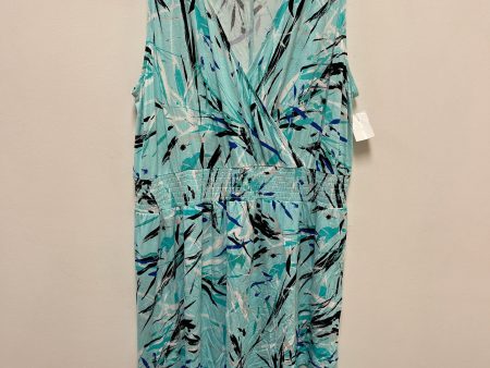 Dress Casual Midi By Lane Bryant In Blue, Size: 2x Supply