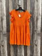 Tunic Short Sleeve By Ces Femme In Orange, Size: L Online Sale