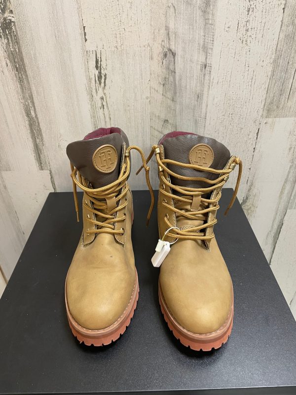 Boots Hiking By Tommy Hilfiger In Brown, Size: 9.5 Online Hot Sale