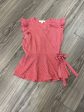 Top Short Sleeve By Monteau In Pink, Size: Xl Sale