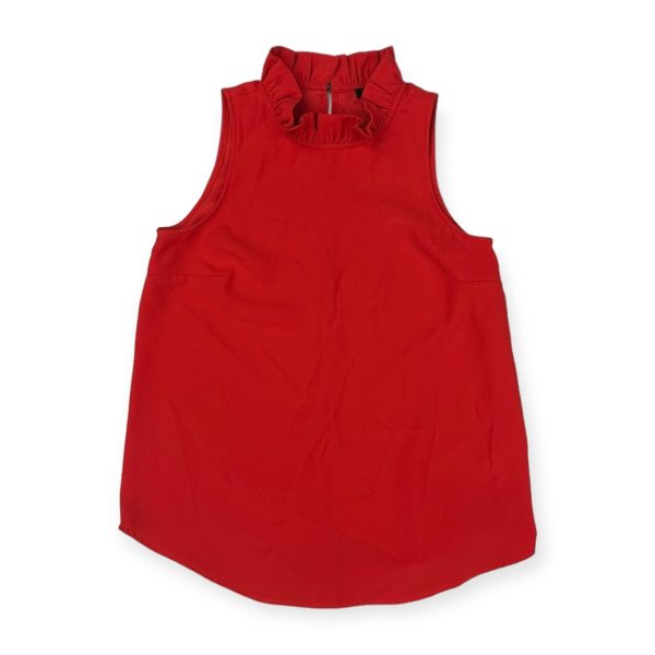 Top Sleeveless By J. Crew In Red, Size: Xs on Sale