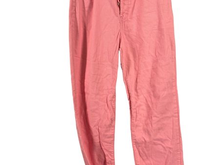 Jeans Boyfriend By Clothes Mentor In Pink Denim, Size: 13 on Sale