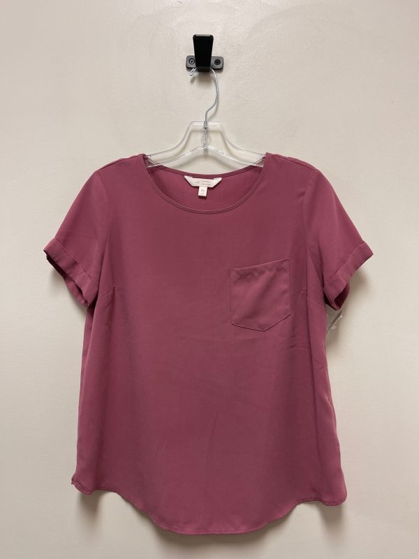 Top Short Sleeve By Lc Lauren Conrad In Pink, Size: Xs Online