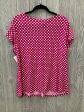 Top Short Sleeve By Worthington In Pink, Size: 2x Fashion