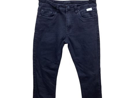 Jeans Straight By Clothes Mentor In Black Denim, Size: 10 Sale