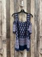 Top Short Sleeve By Renee C In Navy, Size: L Online