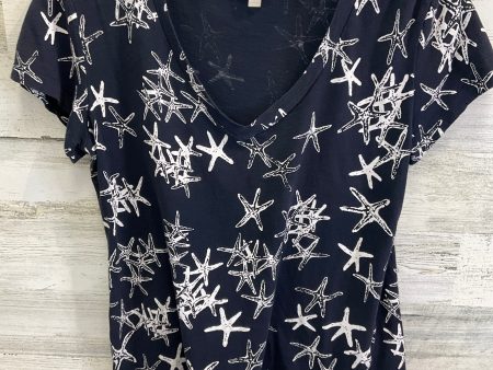 Top Short Sleeve By Banana Republic In Blue, Size: S For Discount