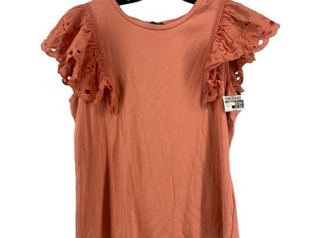 Top Short Sleeve By Clothes Mentor In Coral, Size: M Online