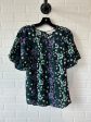 Top Short Sleeve By Loft In Black & Green, Size: S on Sale